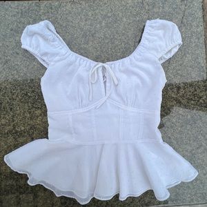 Guess peplum top - Size S